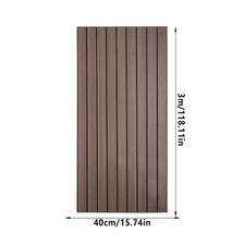 3D Tapete Holzoptik Braun