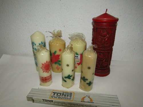 Alte kerzen weihnachten ddr - alte,