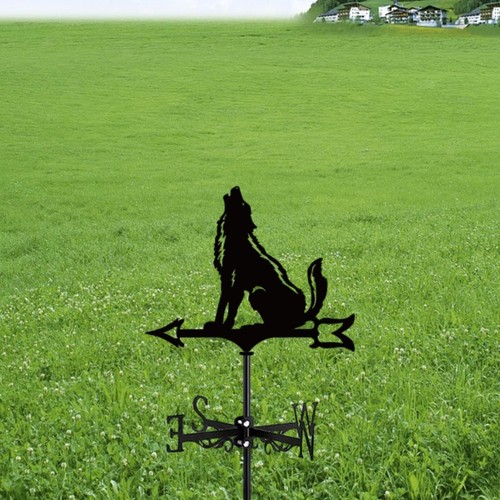 Heulender wolf aus - aus, metall