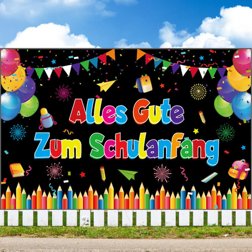 Einschulung banner deko - 8,