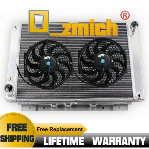 3row aluminum kühler fan - aluminum, kühler+fan