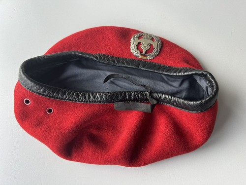 Original bundeswehr barett rot - original,