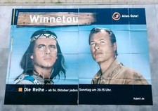 Karl May Winnetou Transparent Groß-Plakat 2,48 m x 3,58 m Pierre Brice