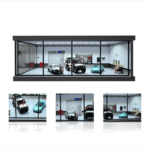 Diorama garage auto - diorama,