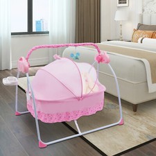 Elektrische Babywippe Babyschaukel Babywiege Wippe Schaukel mit Musik Bluetooth!