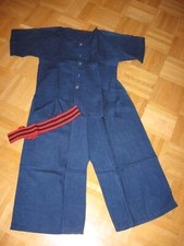 Kinder Fisherman Pants Fischerhose Hemd blau Grundschüler
