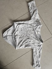 Wickelbody Langarm Grau