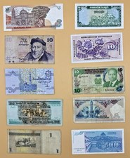 Banknoten welt lot - lot, schweiz