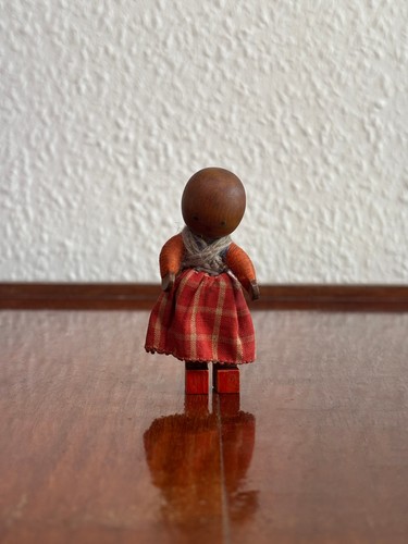 Vintage holzpuppe holzfigur - vintage,