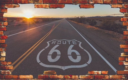 Route natur straße stadt - 66,