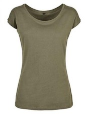 Build Your Brand Basic BB013 | Ladies´ Wide Neck Tee Rundhalsausschnitt