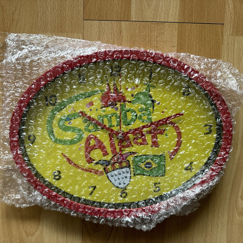 Wanduhr karneval samba alaaf - wanduhr,