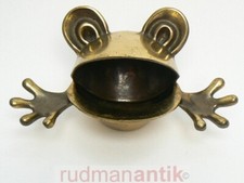 großer FROSCH SCHALE MESSING
