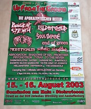 UP FROM THE GROUND Festival Poster 2003 (DIN A1, PUNGENT STENCH, ILLDISPOSED)