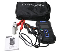 TOPDON BT300P 12V/24V Auto Batterietester mit eingebautem Drucker 100-2000CCA