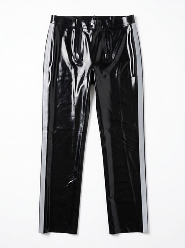 Neu schwarze latexhose - -,