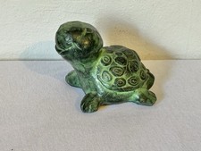 Dekorative Figur Schildkröte Vintage Schwer Garten Grün