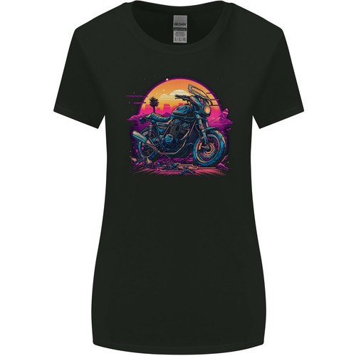 Retrowave motorrad motorbike - retrowave,