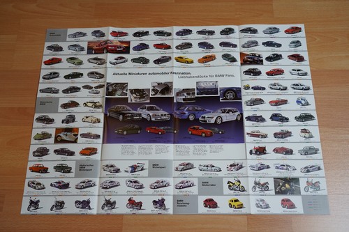 Prospekt poster bmw miniaturen - prospekt/poster,