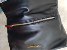 Michael Kors Unterarmtasche, Clutch, Leder, schwarz, super Zustand