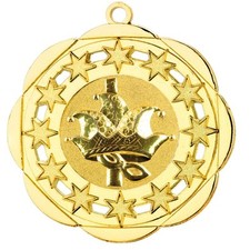 Karnevalsorden 50mm gold