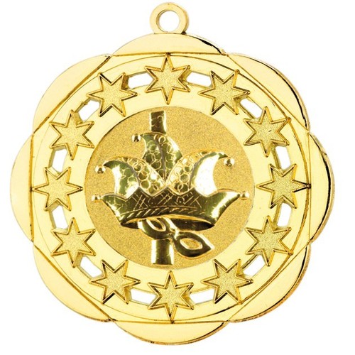 Karnevalsorden 50mm gold