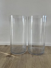Depot XXL Kerzenhalter aus Glas Bodenvase 2er Set Hochzeit Vase Dekoration H40cm