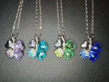 Glücksbringer Anhänger Strasssteine verschiedene Farben