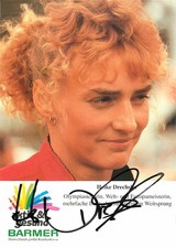 Heike Drechsler Autogrammkarte