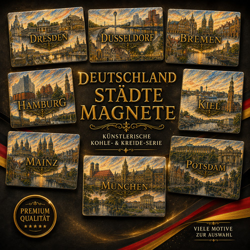 Deutschland städte magnet - deutschland,