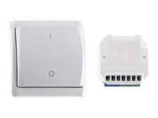 Funk Schalter Set Rolladen Jalousie Steuerung I Funk-Wandschalter mit Funk Einba