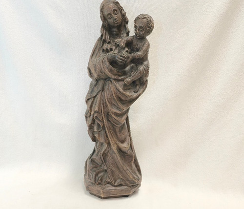 Madonna mit kind holz - madonna,
