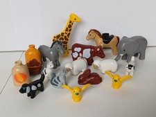 Playmobil 123 Sammlung Konvolut Tiere Elefant Giraffe Pferd Katzen Hunde Hase