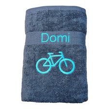 Fahrrad Handtuch mit Name
