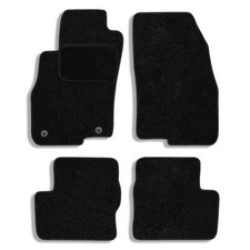 4-teiliges Velours Fußmatten