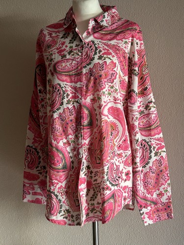 Hemd bluse paisley - paisley, l