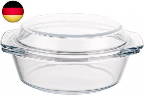Glas auflaufform mit deckel - glas,