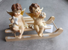 2 Kantenhocker Engel Deko Weihnachten