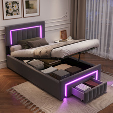 Bed with LED Lighting