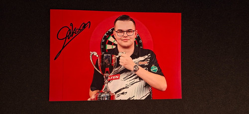 Gian van veen darts signed - gian,