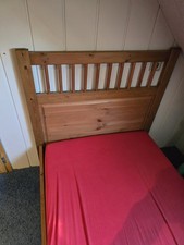 Jugendbett mit Lattenrost/ Matratze 100 cm breit 