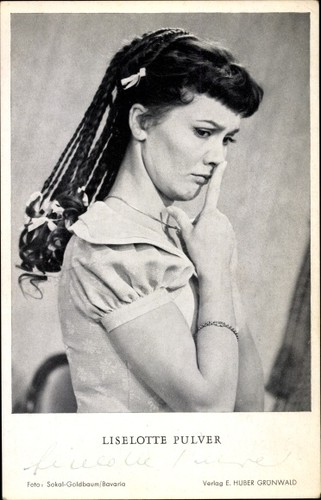 Schauspielerin liselotte - ak,