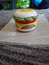 Hamburger keramik spardose - hamburger,