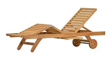 Teak liege savona verstellbar - liege,