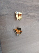 Kragenecken Metall Mit Schmuckstein