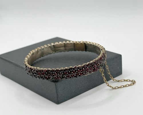 Antiker granat armreif - granat,