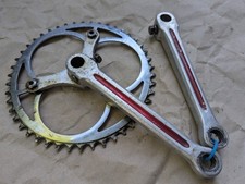 Kurbelgarnitur Tretkurbeln Aluminium Diamant Sportrad Luxussport Leichtmetall