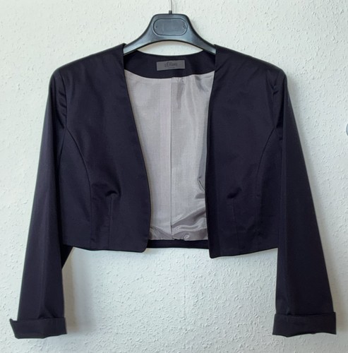 Dunkelblauer bolero blazer - dunkelblauer,