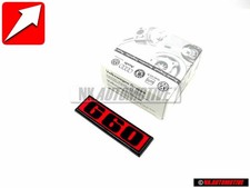 VW Original G60 Hinten Schriftzug Emblem Logo Rot - 191853675B QN5