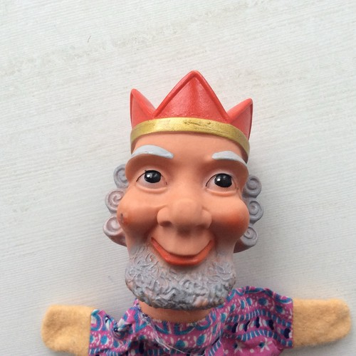König kasperlepuppe handpuppe - könig,